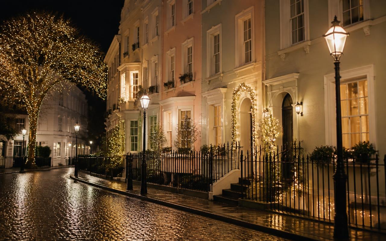 Christmas Lights in Barnes, Richmond, Chelsea & Notting Hill