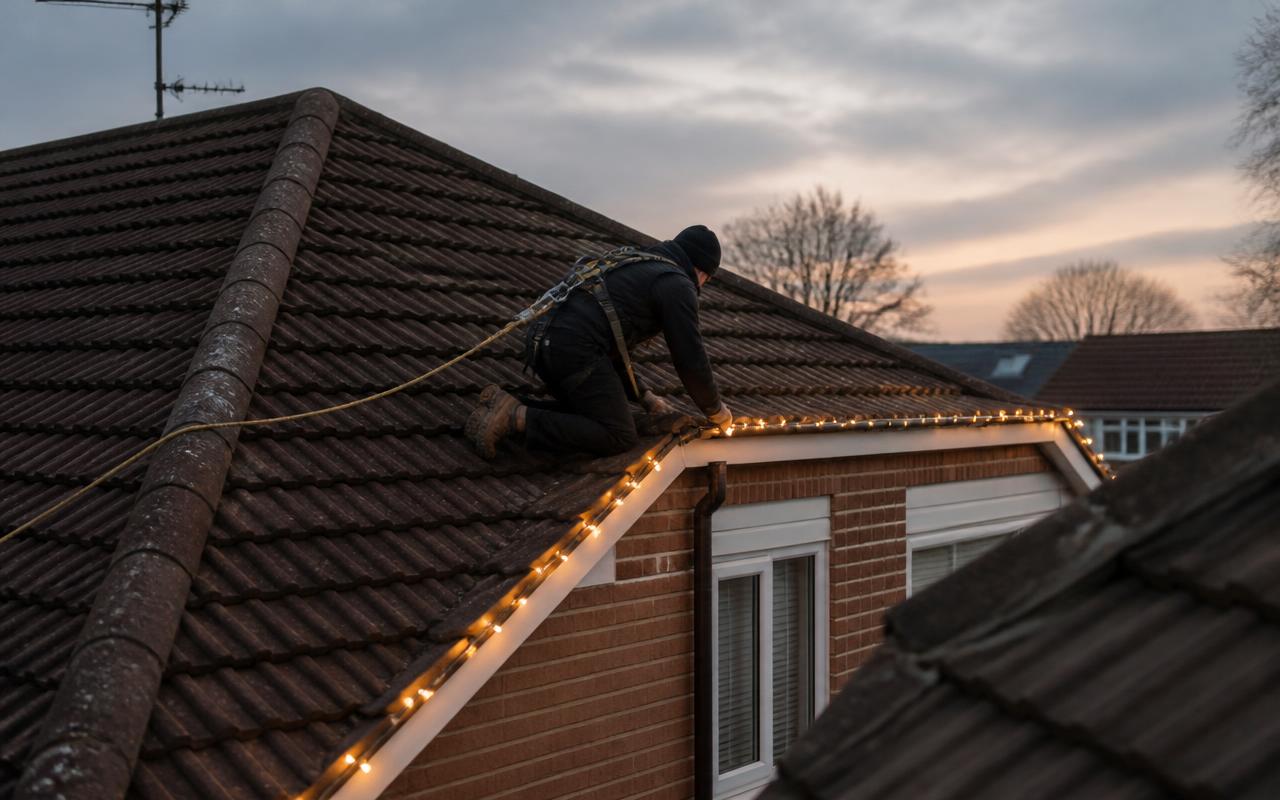 How to Install Christmas Lights Outside
