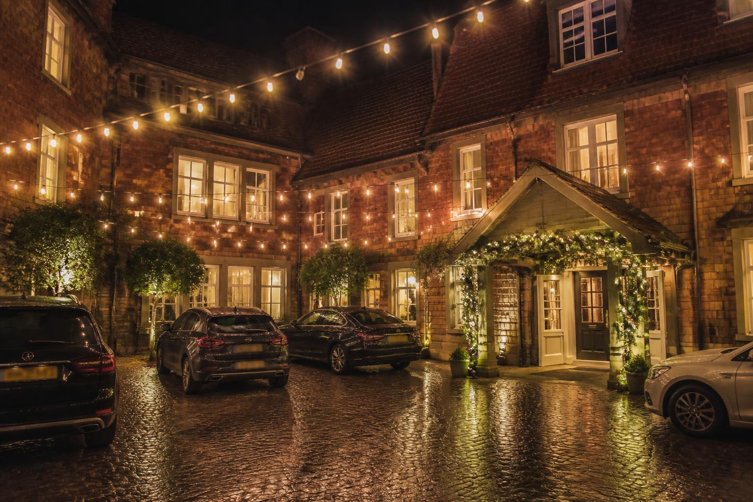 Boutique Hotel, Sevenoaks — Sevenoaks, lit with warm white Christmas lights