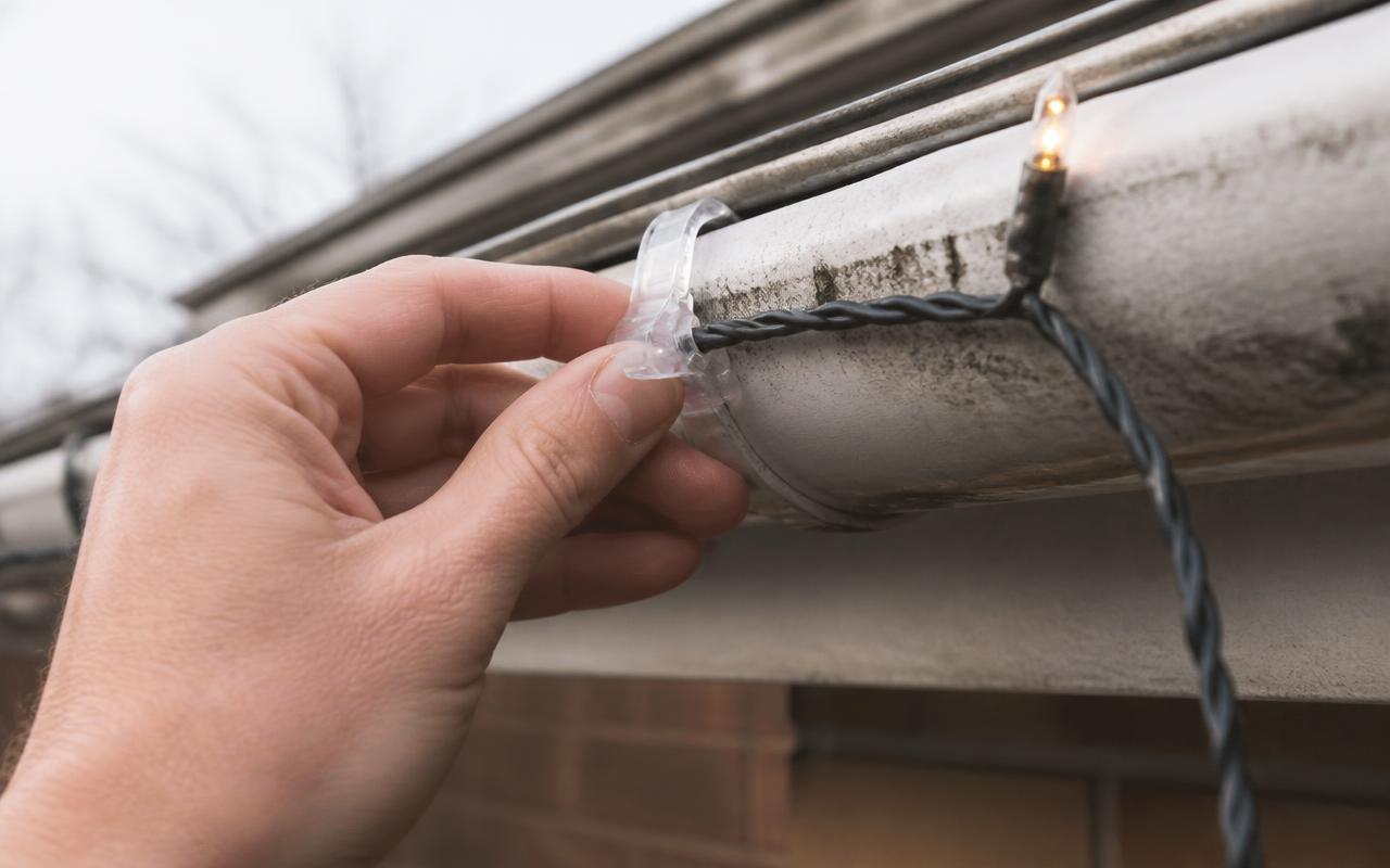 How to Install Christmas Lights on Brick