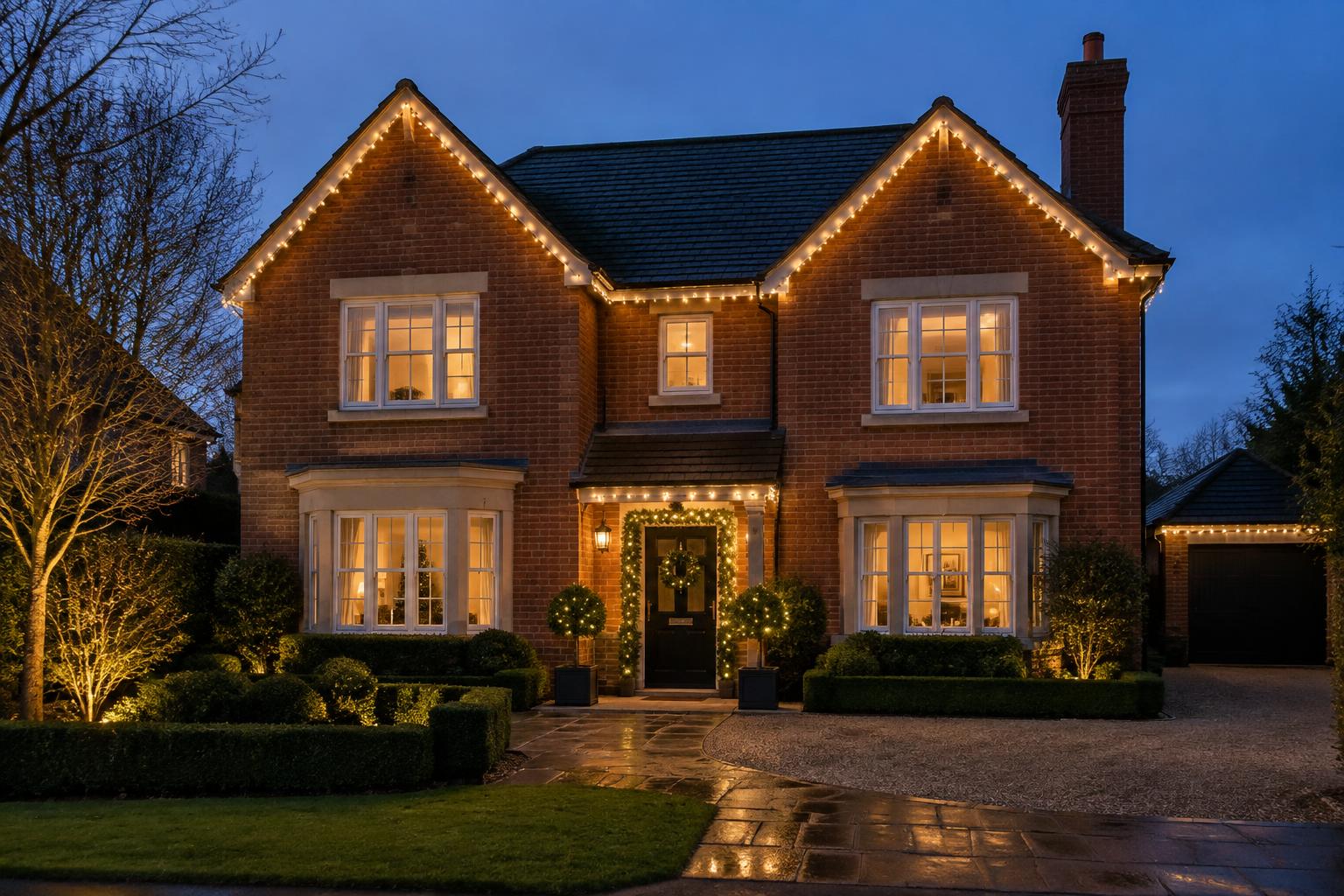 Christmas Lights on a House: Ideas, Fixings & Costs